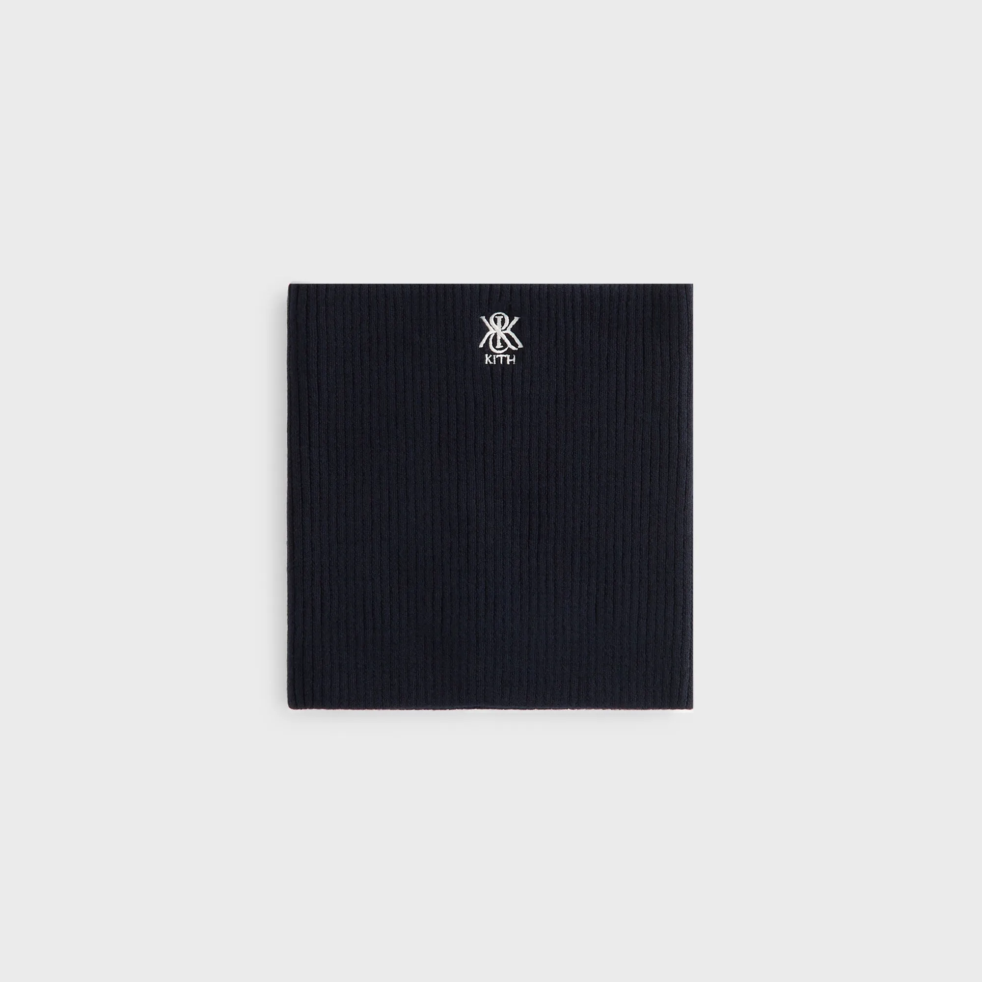 Kith Ribbed Neck Warmer - Black sold by Kith