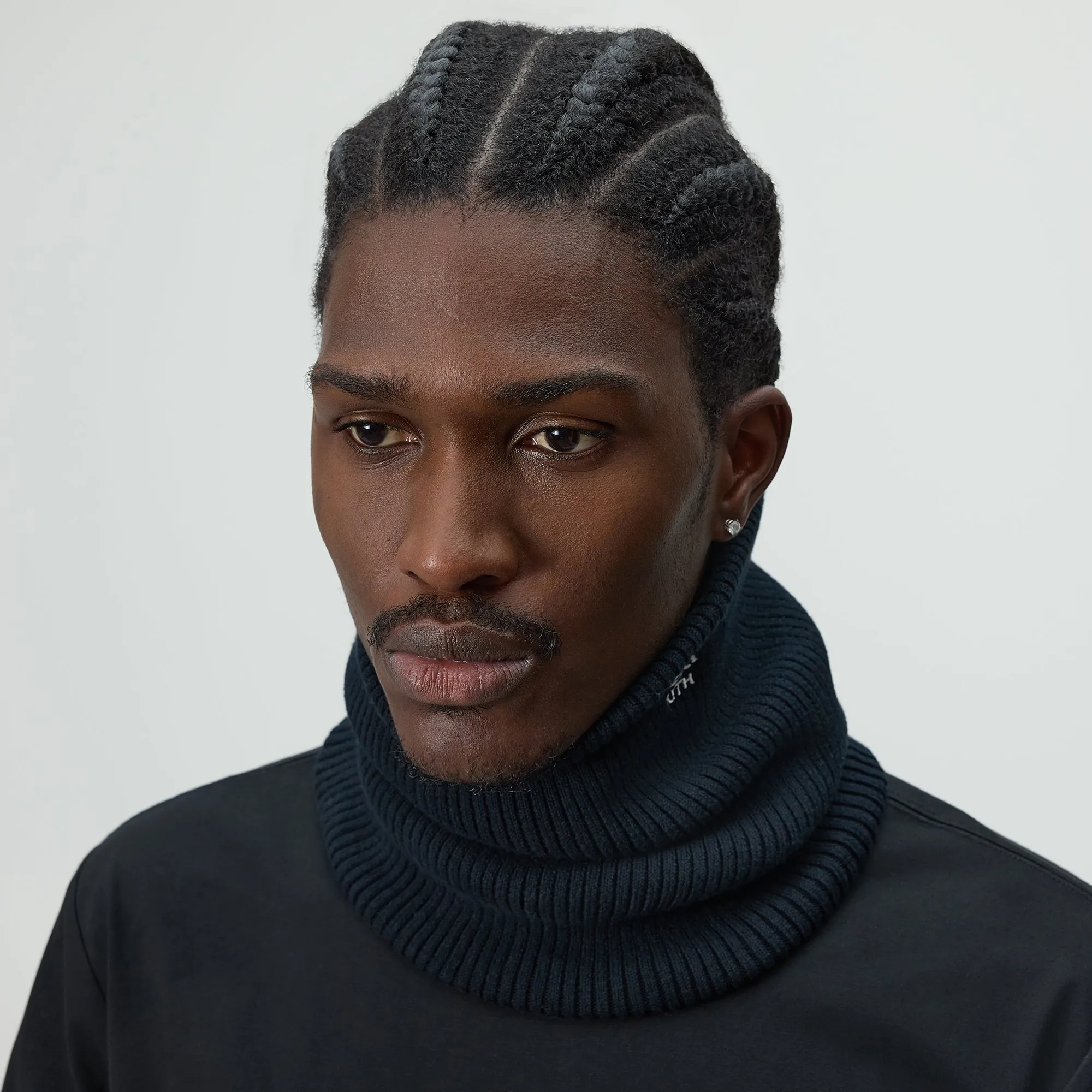 Kith Ribbed Neck Warmer - Black sold by Kith product image thumbnail 2