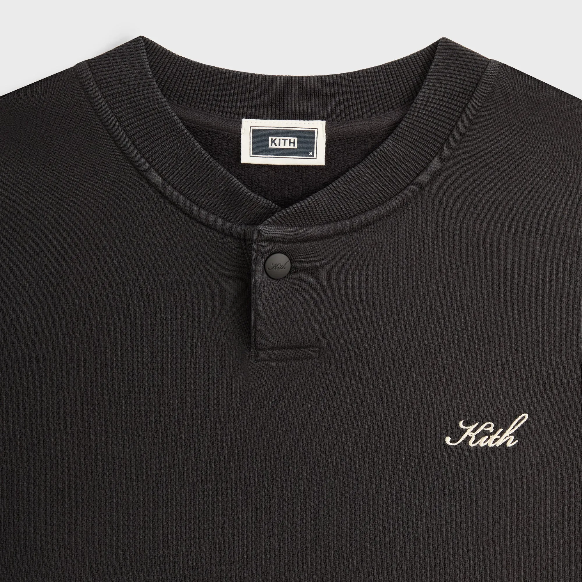 Kith Henley Nelson Pullover - Black sold by Kith product image thumbnail 4