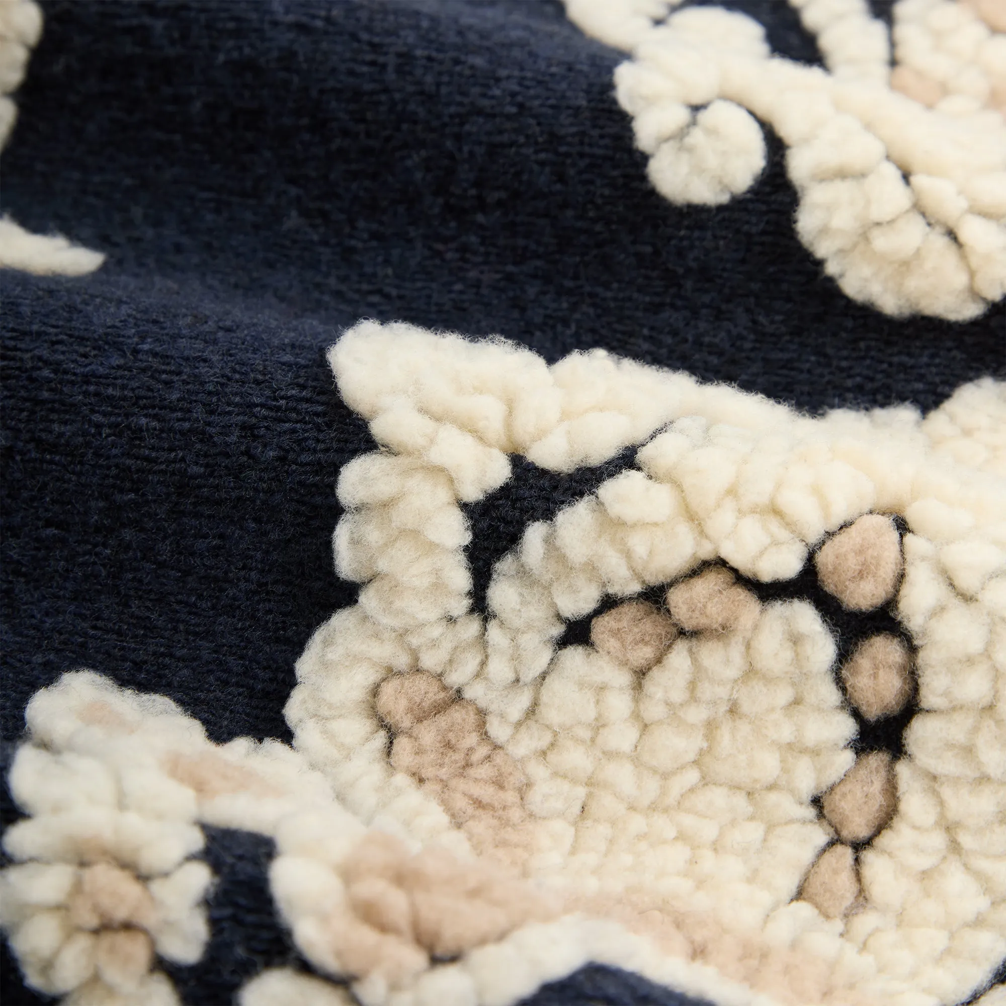 Kith Paisley Vine Sherpa Harper Jacket - Nocturnal sold by Kith product image thumbnail 5