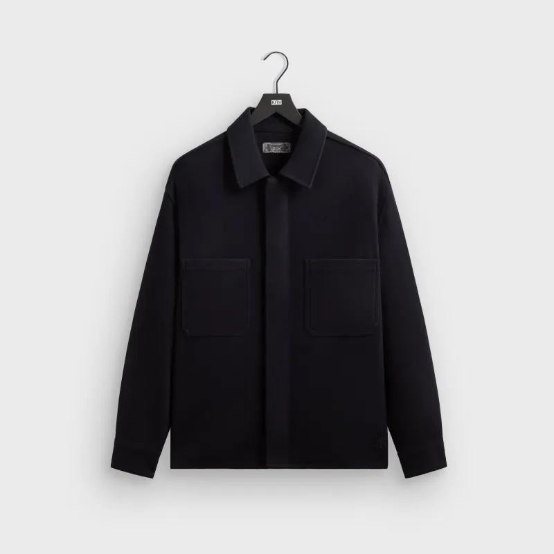 Kith Felted Jersey Ace Shirt - Ink sold by Kith