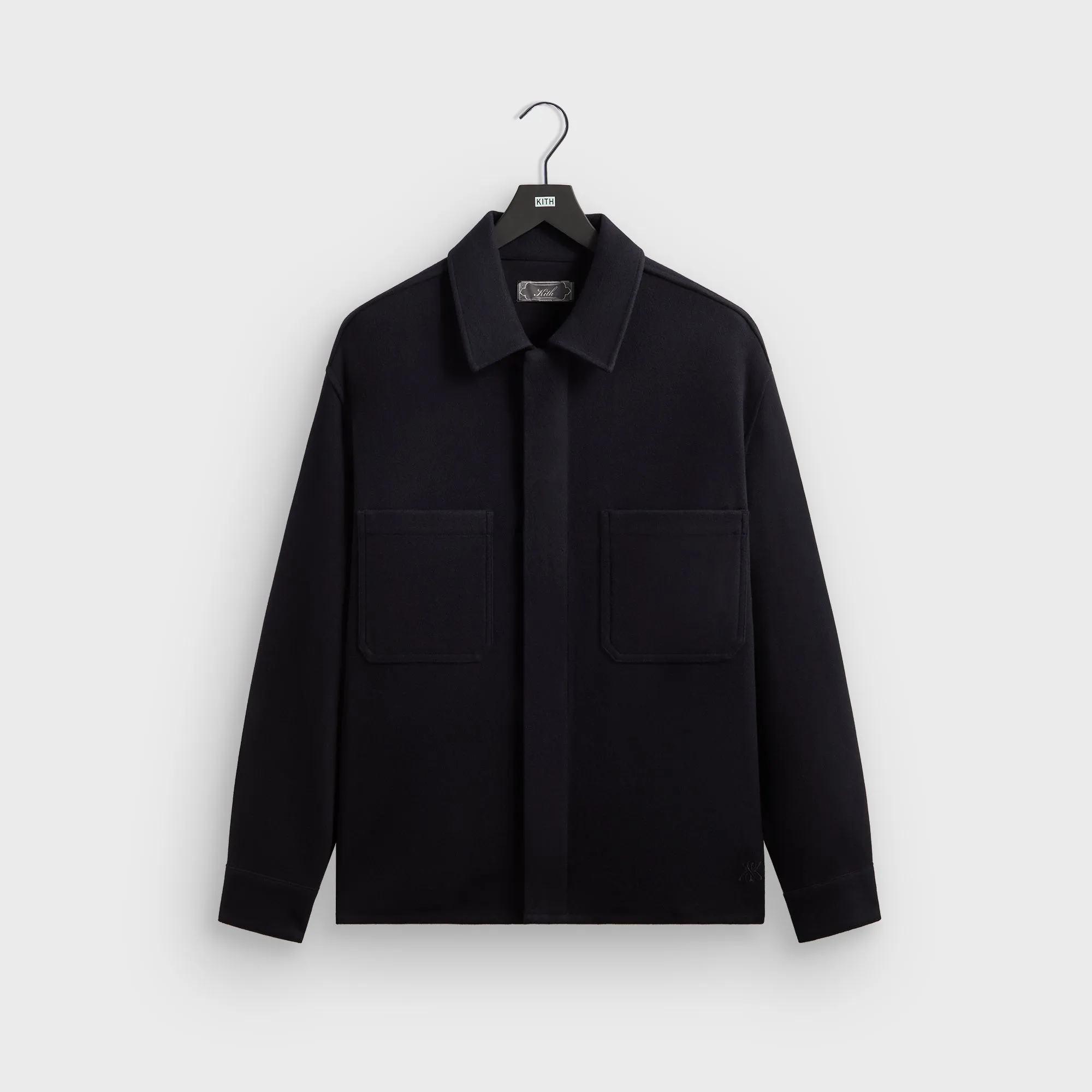 Kith Felted Jersey Ace Shirt - Ink sold by Kith