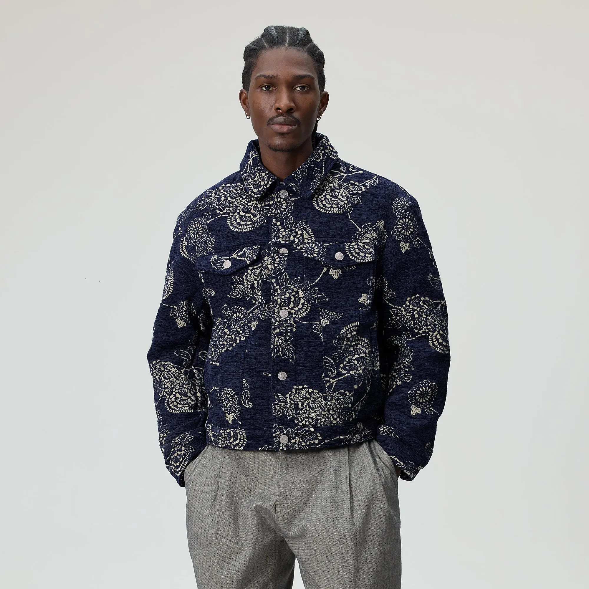Kith Puffed Jase Tapestry Jacket - Nocturnal sold by Kith product image thumbnail 2