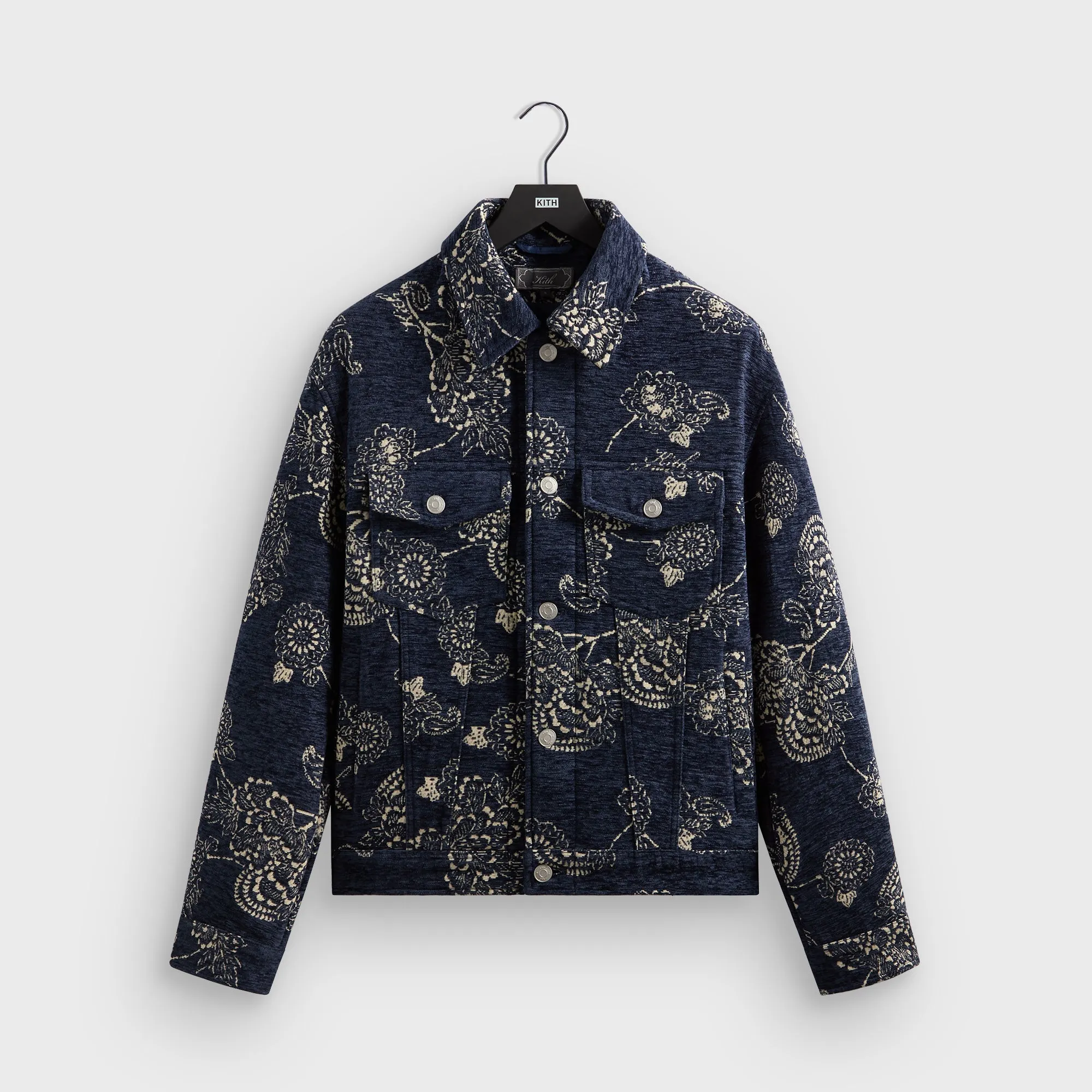 Kith Puffed Jase Tapestry Jacket - Nocturnal sold by Kith