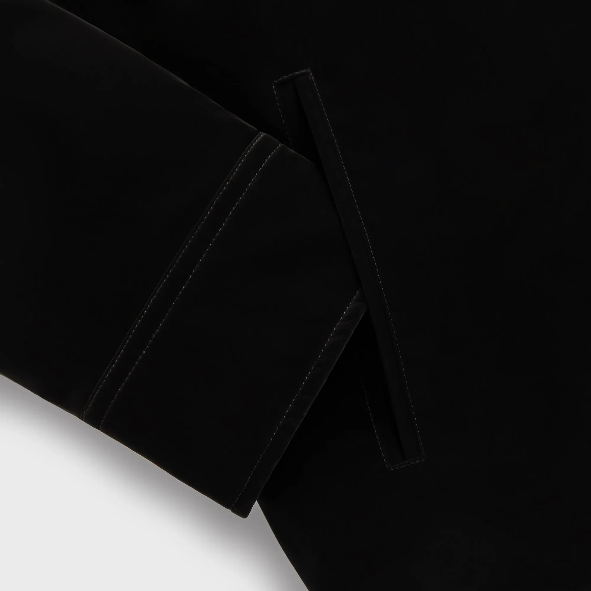 Kith Sueded Tech Brixton Puffed Shirt Jacket - Black sold by Kith product image thumbnail 5