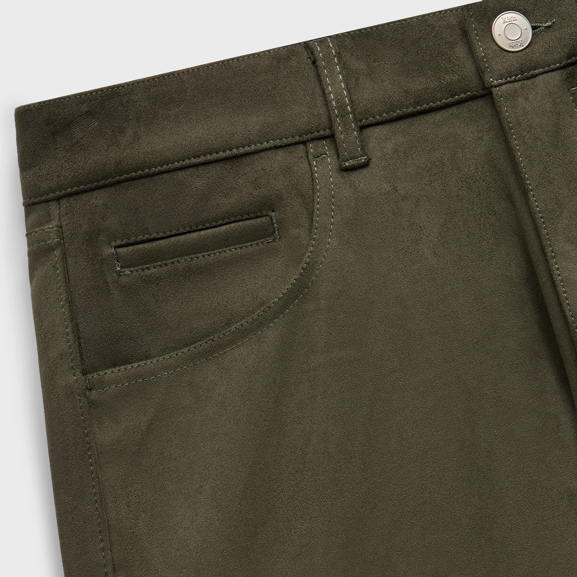 Kith Microsuede Webster Pant - Cypress sold by Kith product image thumbnail 4