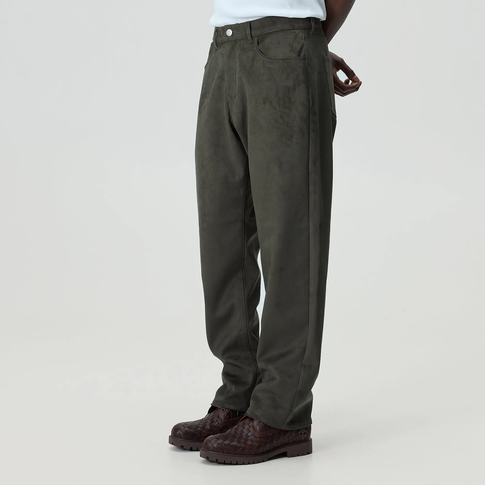 Kith Microsuede Webster Pant - Cypress sold by Kith product image thumbnail 2