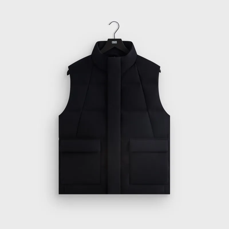 Kith Felted Jersey Midi Vest - Ink sold by Kith