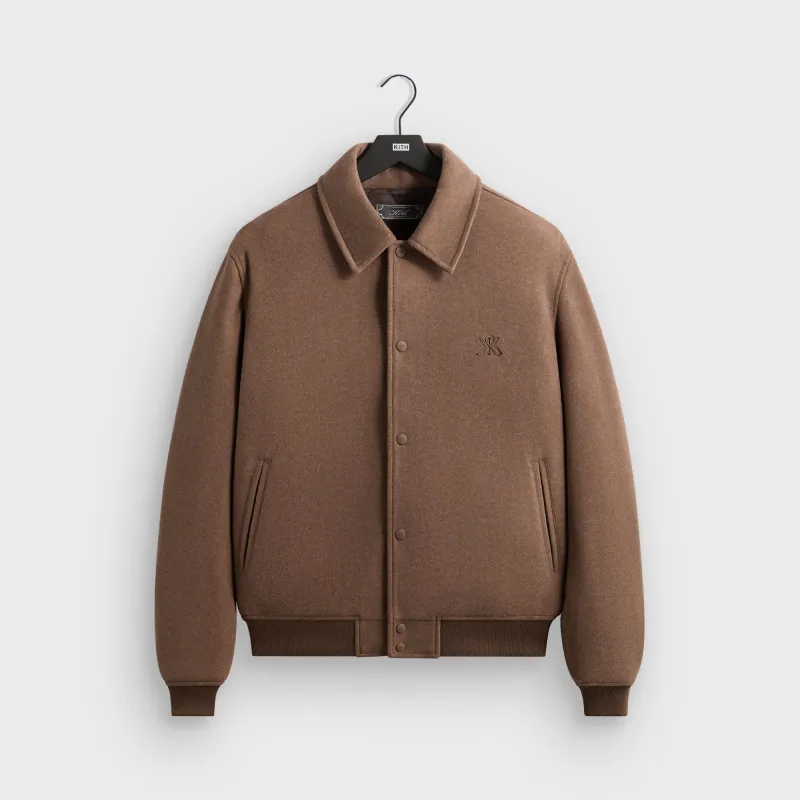 Kith Felted Jersey Coaches Varsity Jacket - Poise sold by Kith