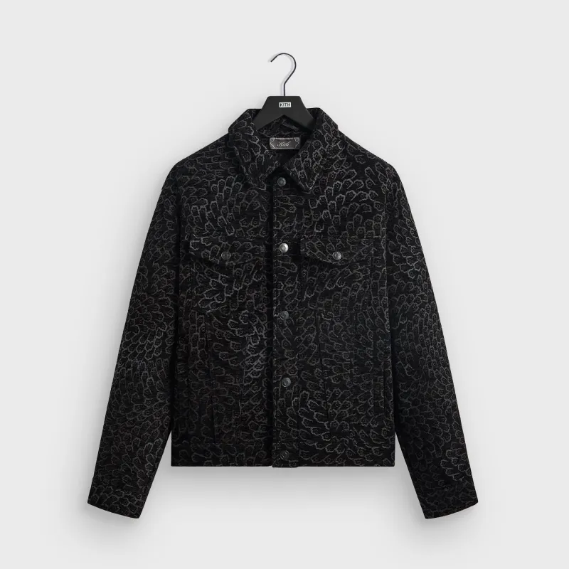 Kith Puffed Jase Tapestry Jacket - Black sold by Kith