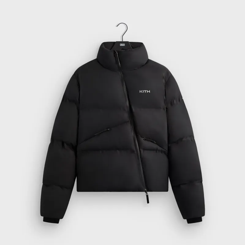 Kith Filmore Funnel Neck Puffer - Black sold by Kith