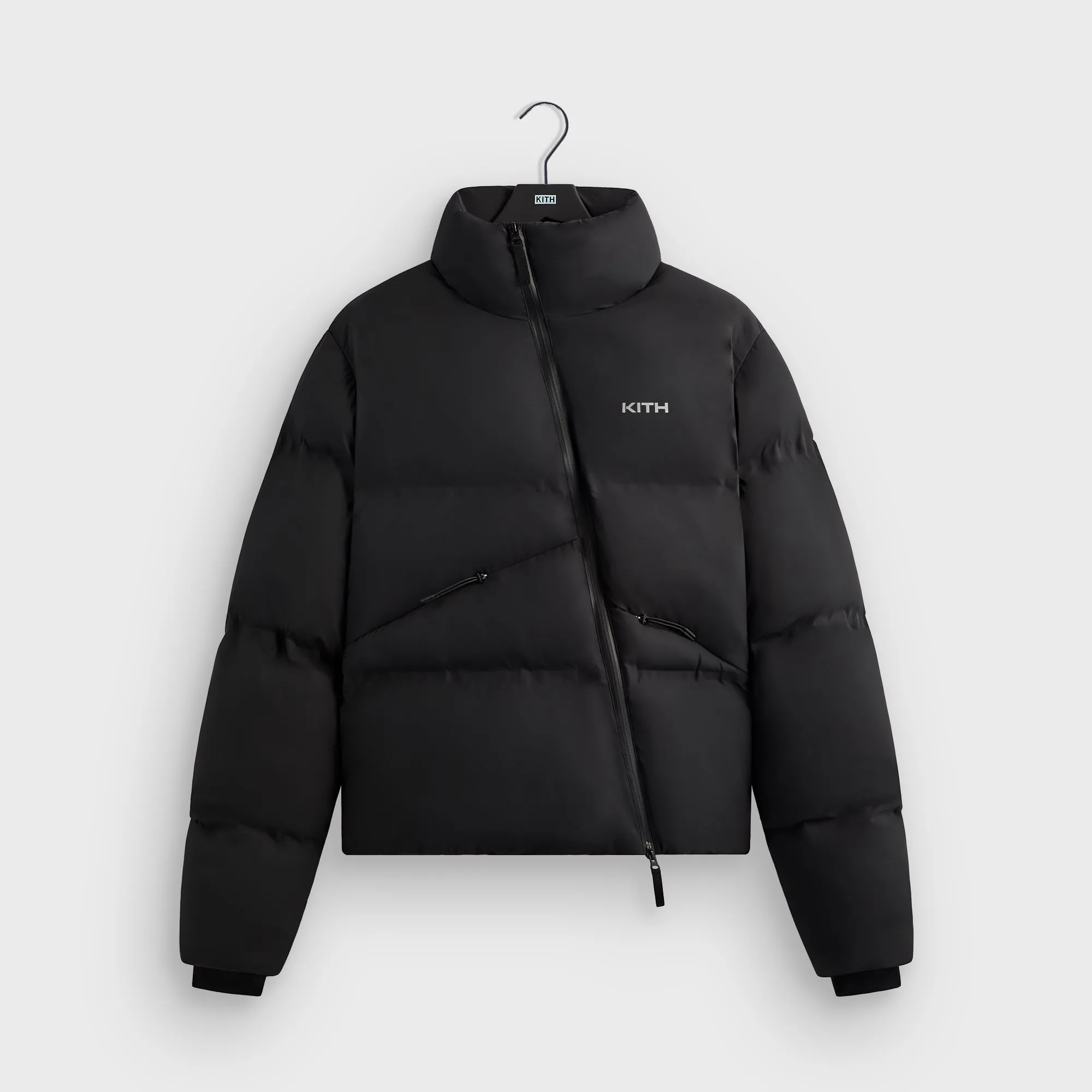 Kith Filmore Funnel Neck Puffer - Black sold by Kith