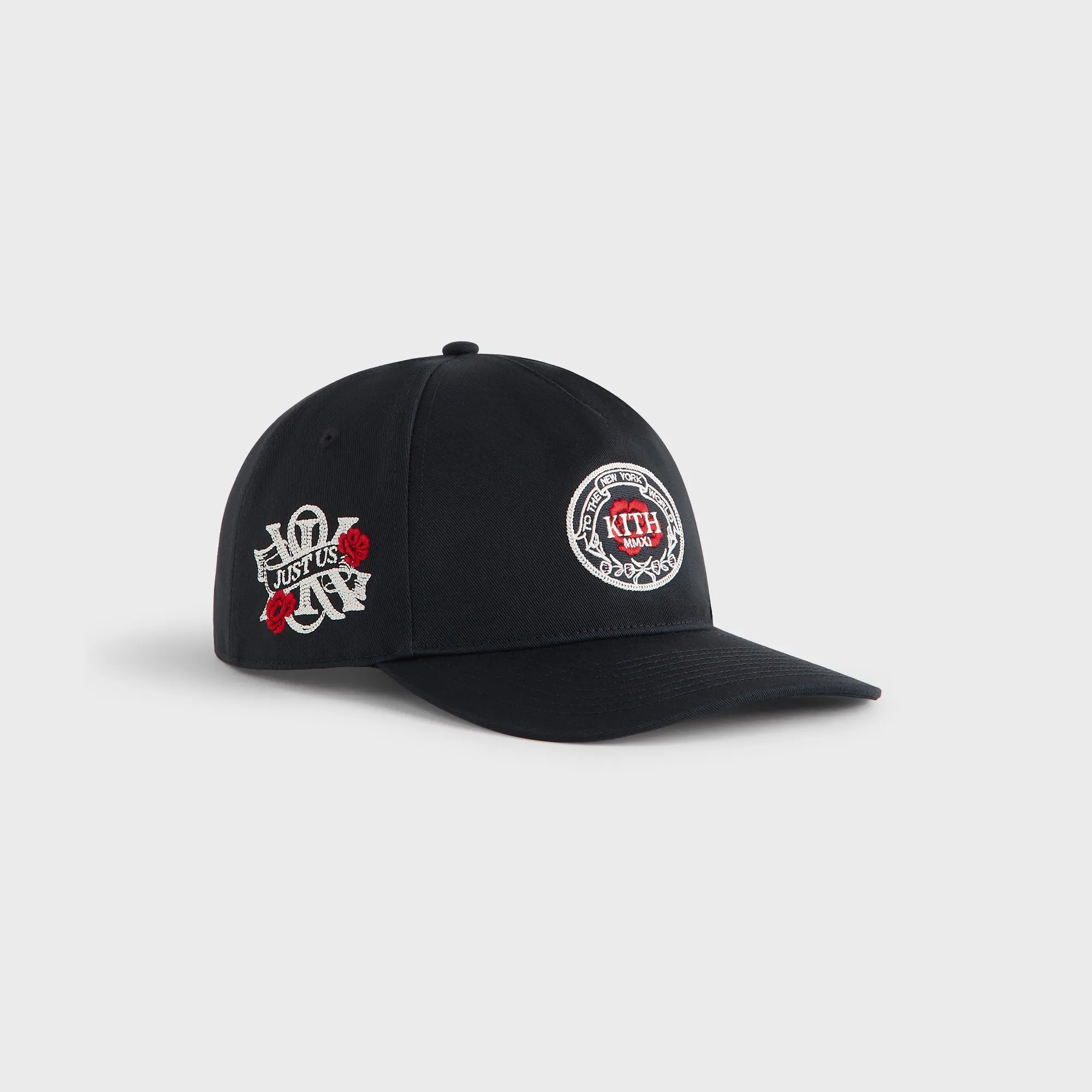 Kith Twill Bay Low Pinch Crown Snapback - Black sold by Kith product image thumbnail 4
