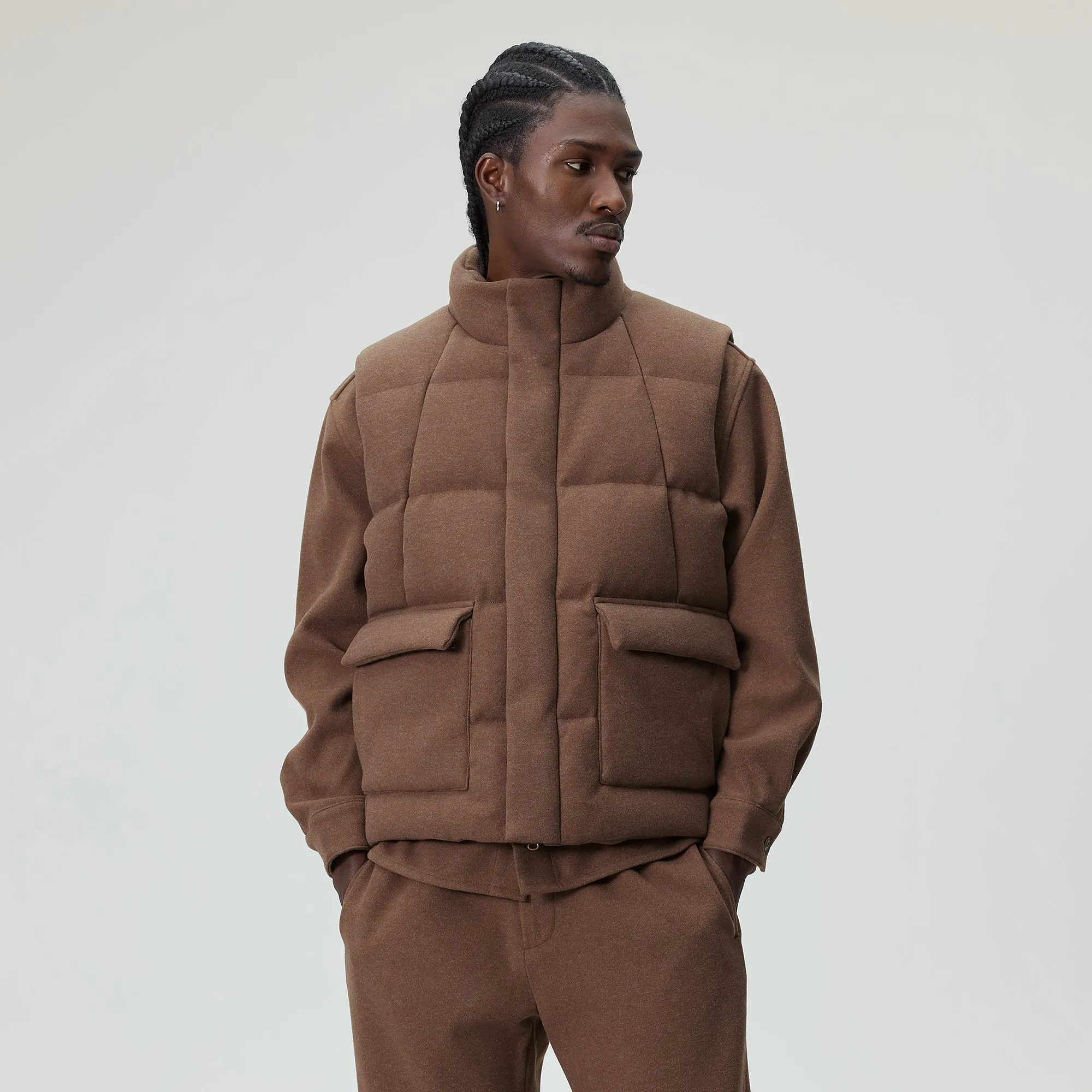 Kith Felted Jersey Midi Vest - Poise sold by Kith product image thumbnail 2