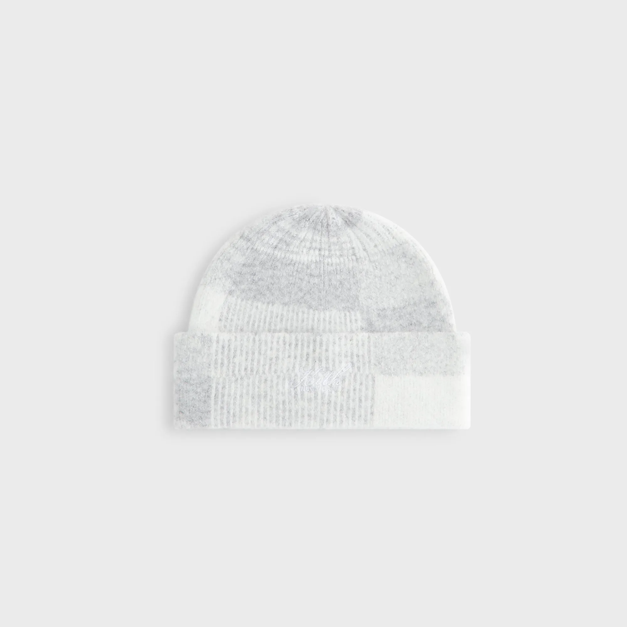 Kith Lewis Check Mia Beanie - Sandrift sold by Kith