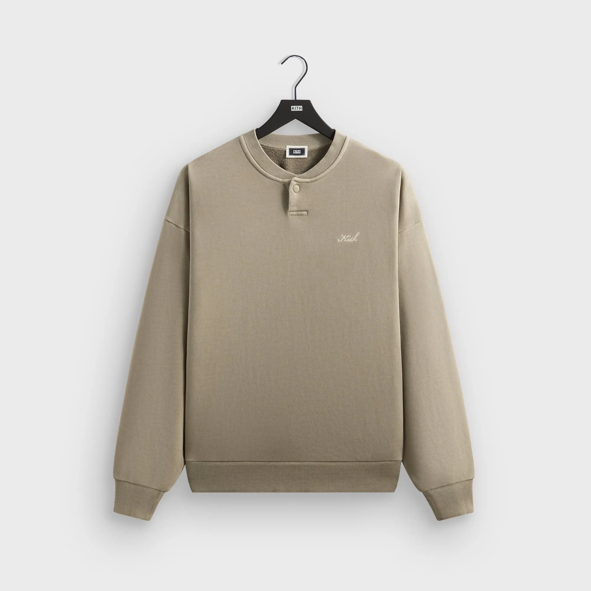 Kith Henley Nelson Pullover - Haze sold by Kith