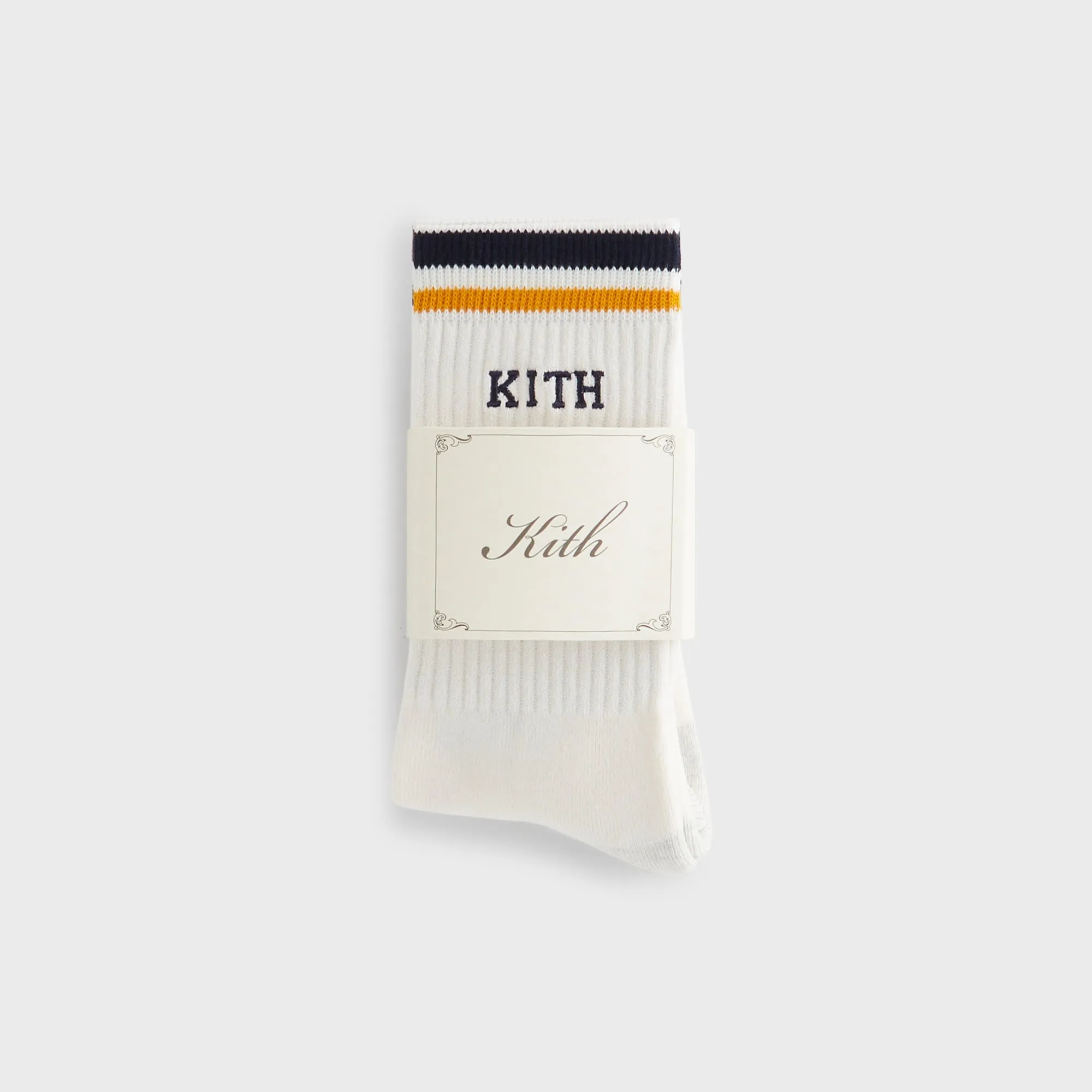 Kith 3-Pack Cotton Crew Socks - Silk sold by Kith product image thumbnail 2