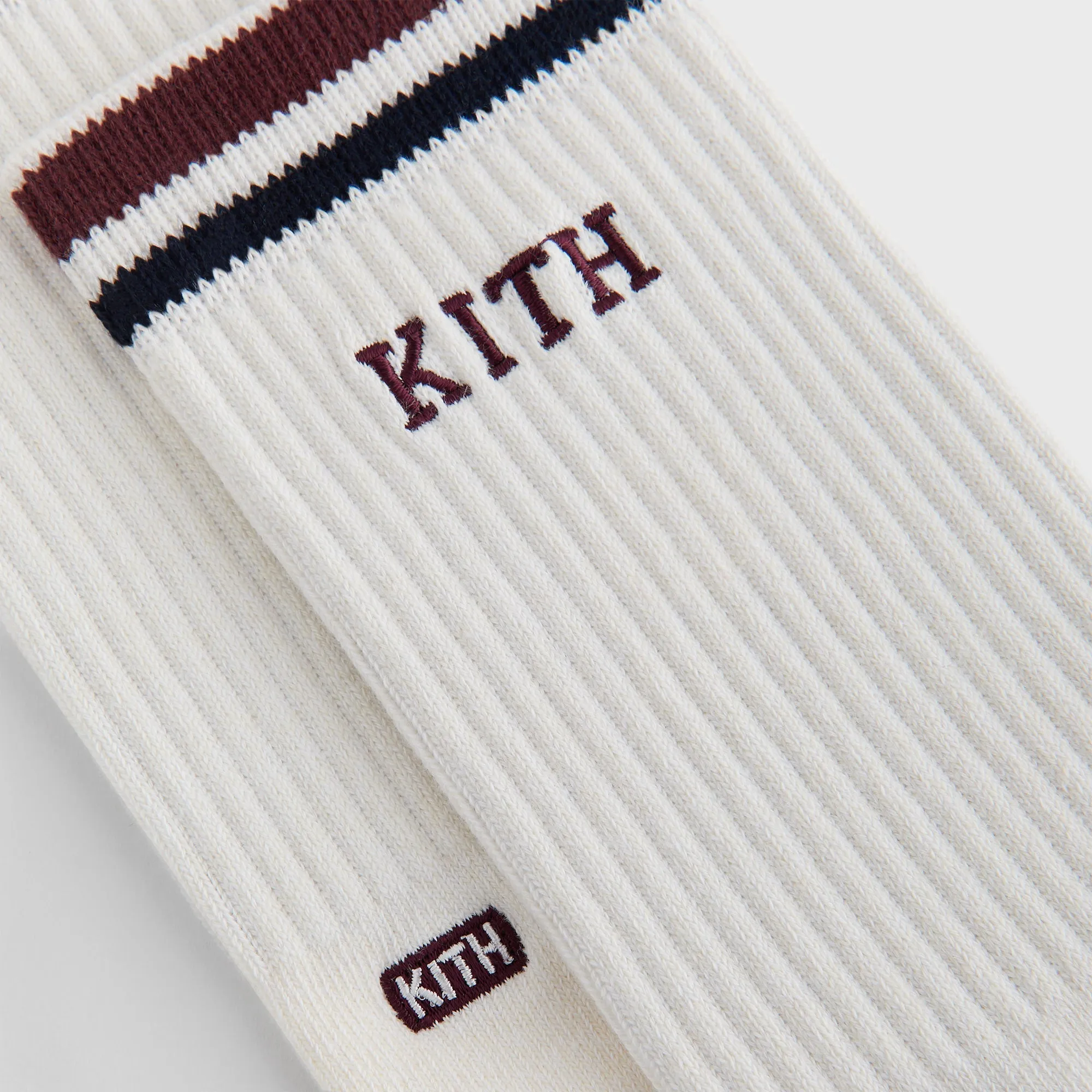 Kith 3-Pack Cotton Crew Socks - Silk sold by Kith product image thumbnail 4