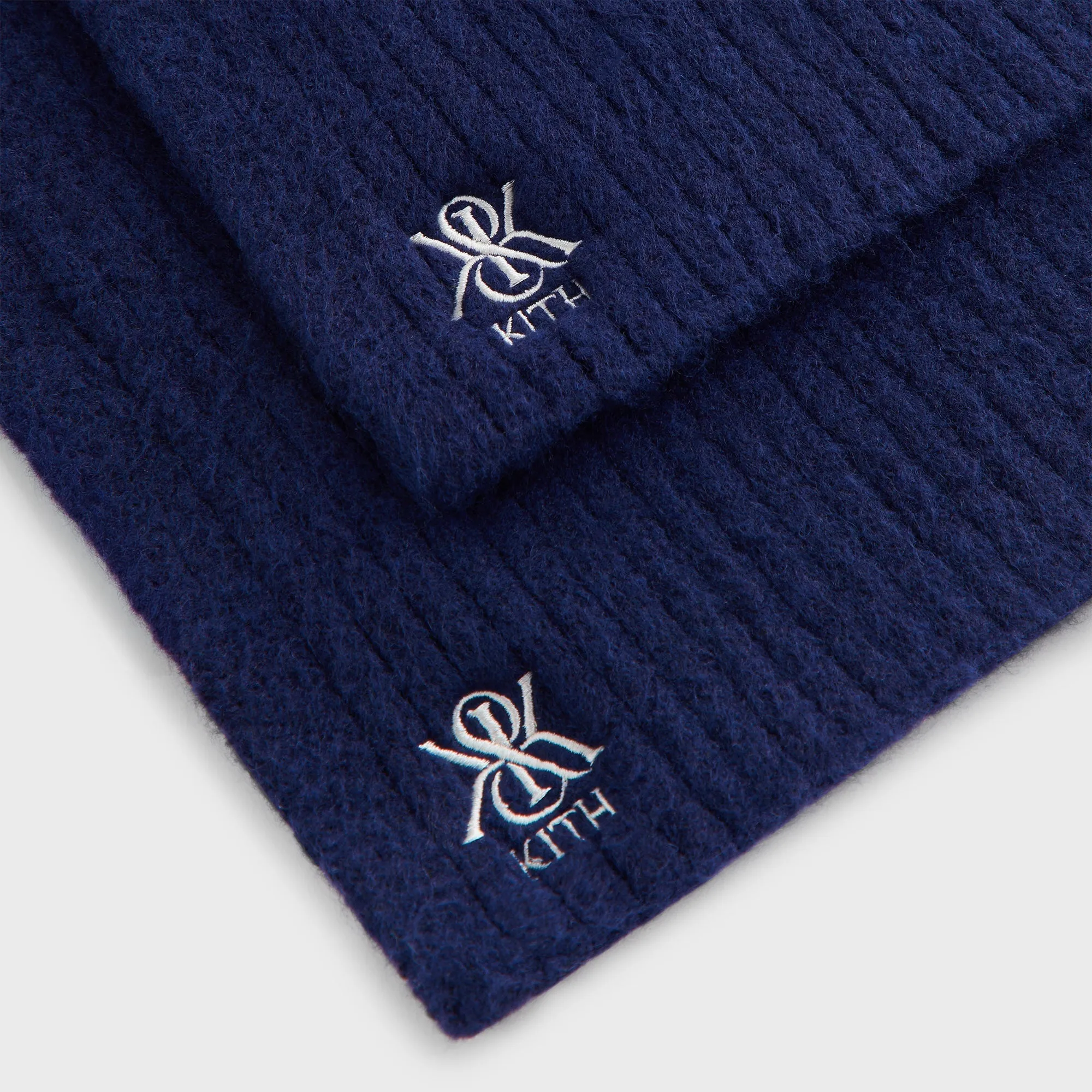 Kith Ribbed Knit Scarf - Nocturnal sold by Kith product image thumbnail 3
