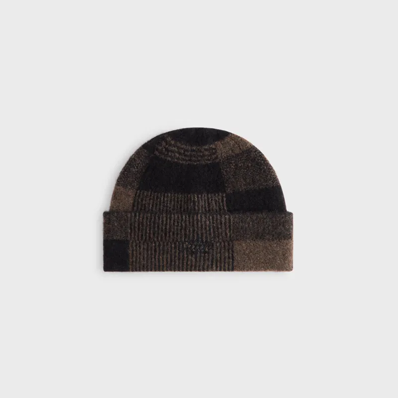 Kith Lewis Check Mia Beanie - Kindling sold by Kith