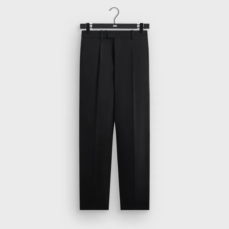 Kith Midweight Double Weave Crosby Trouser - Black sold by Kith