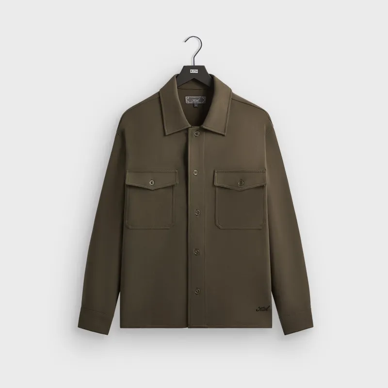 Kith Midweight Double Weave Ace Shirt - Cypress sold by Kith