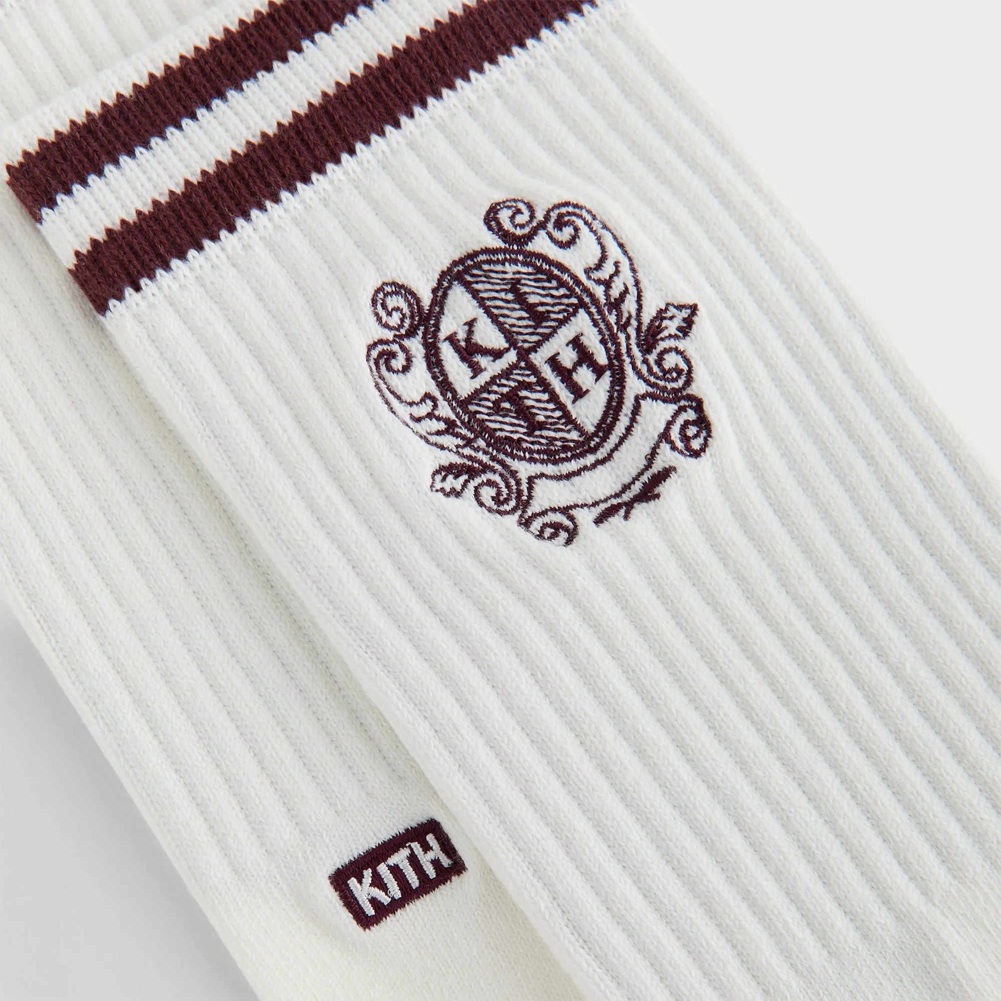 Kith 3-Pack Crest Crew Socks - Silk sold by Kith product image thumbnail 4