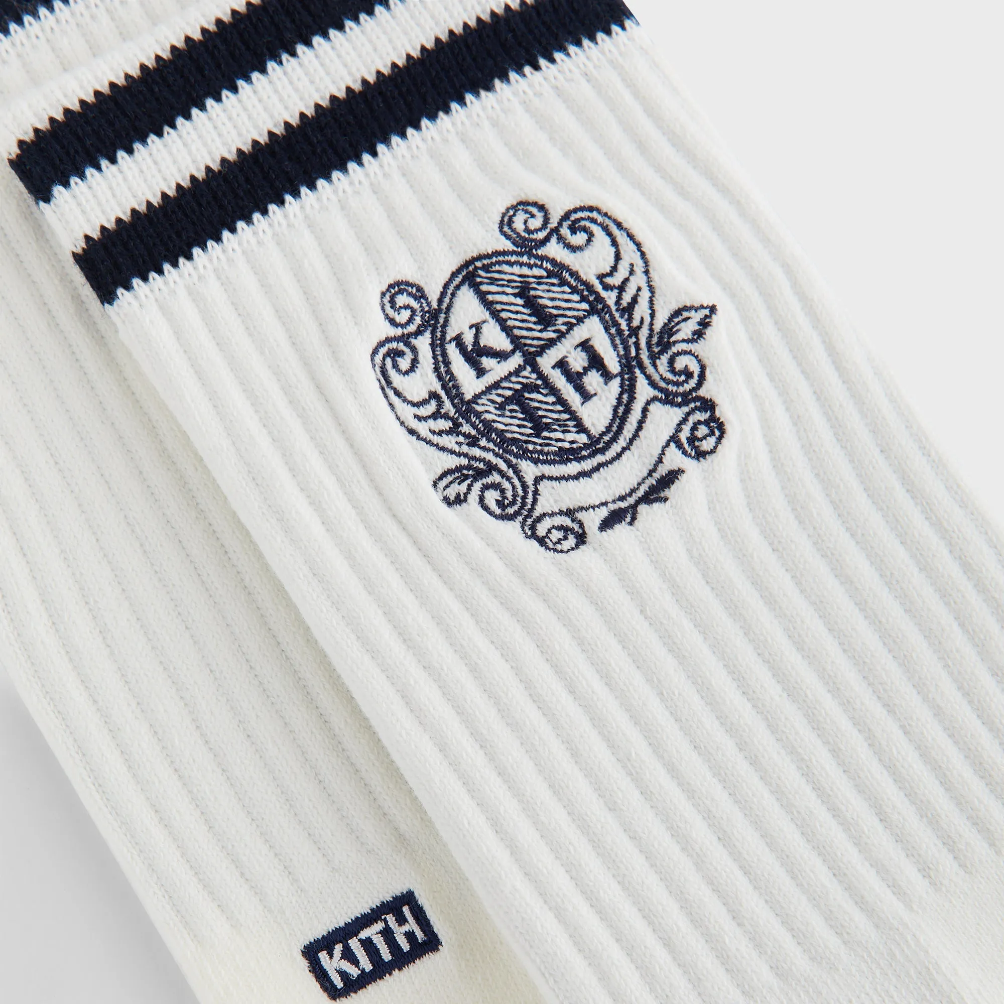 Kith 3-Pack Crest Crew Socks - Silk sold by Kith product image thumbnail 5