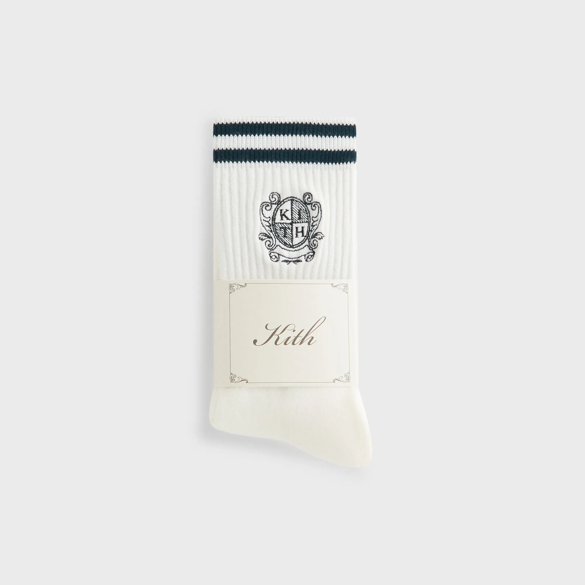 Kith 3-Pack Crest Crew Socks - Silk sold by Kith product image thumbnail 2