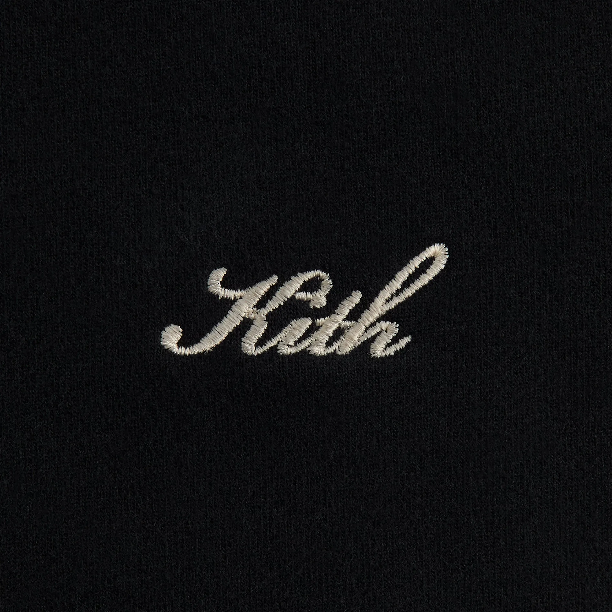 Kith Sueded French Terry Nelson Hoodie - Black sold by Kith product image thumbnail 3