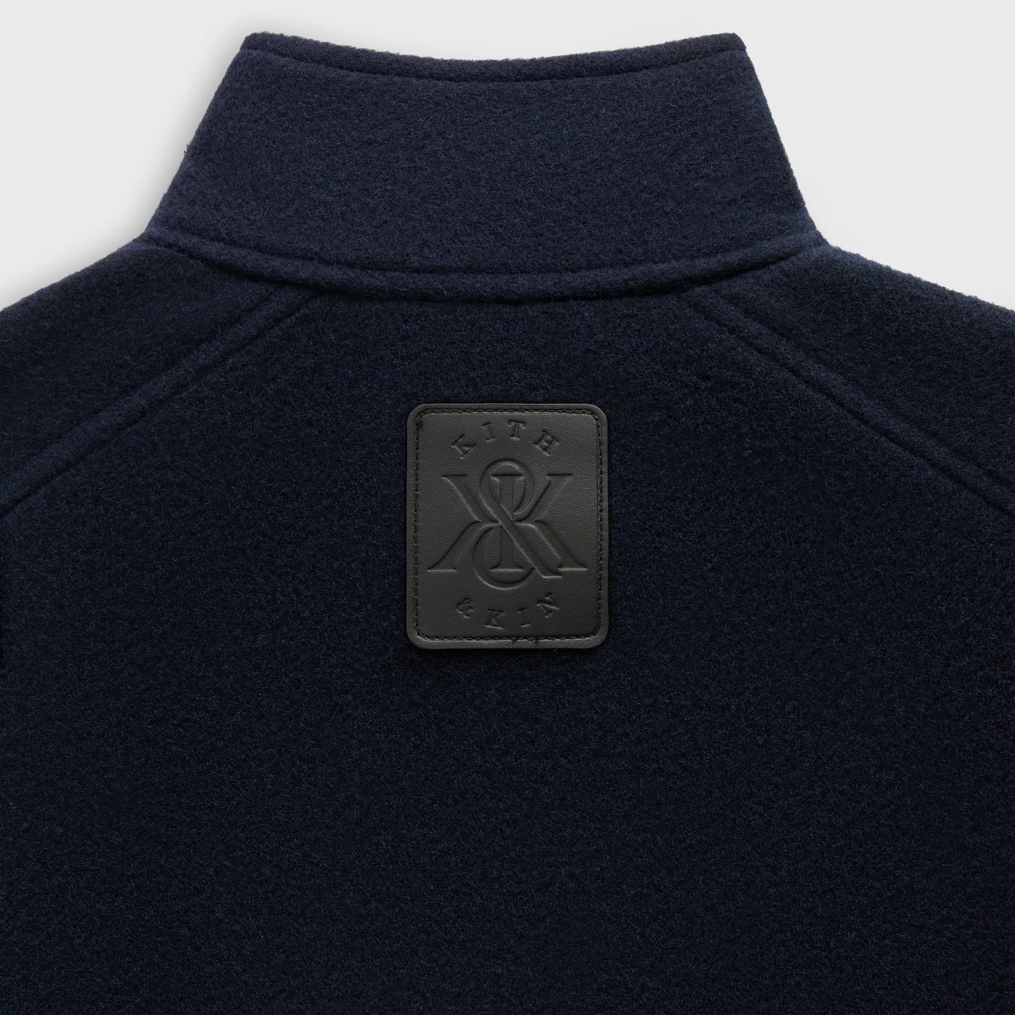 Kith Double Face Wool Harrington Jacket - Nocturnal sold by Kith product image thumbnail 4