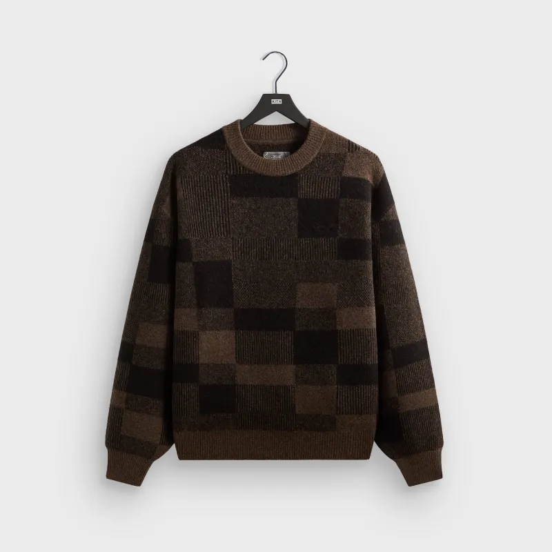 Kith Lewis Check Sweater - Kindling sold by Kith