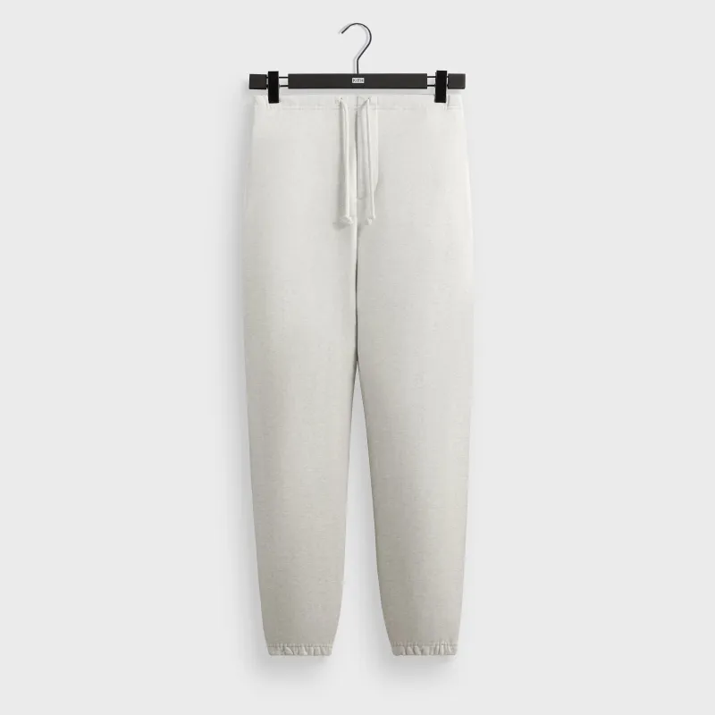 Kith Sueded French Terry Emmons Sweatpant - Light Heather Grey sold by Kith