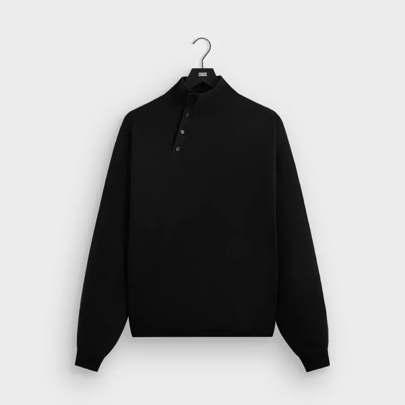 &Kin Cashmere Cyrus Turtleneck - Black sold by Kith