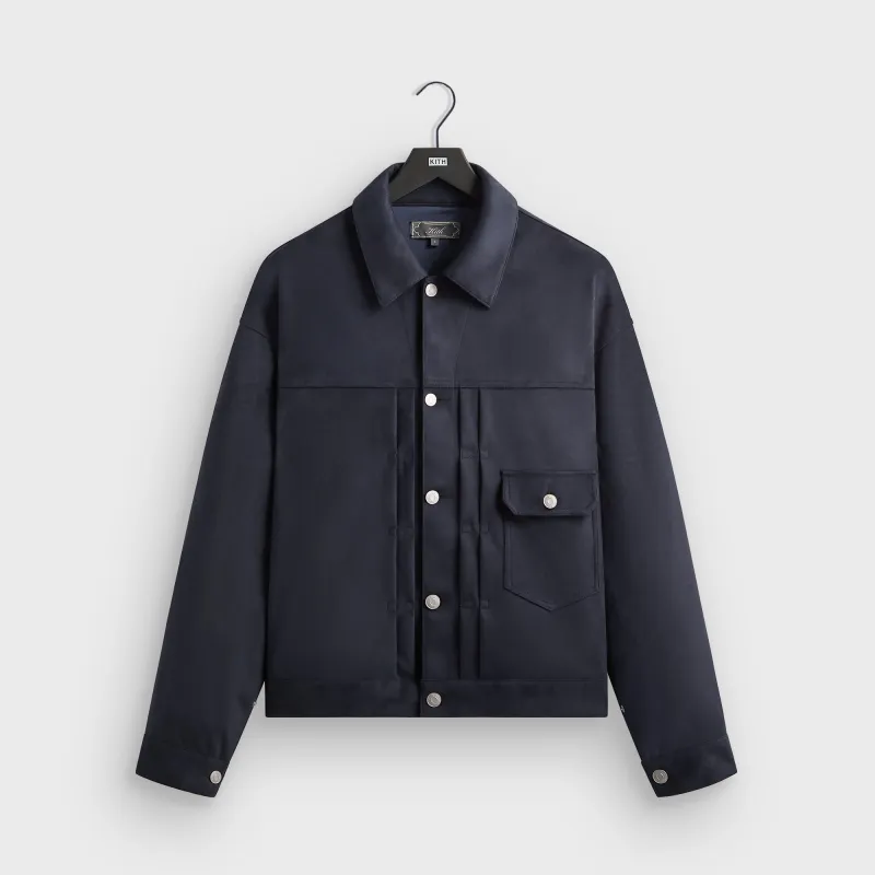 Kith Alonzo Microsuede Jacket - Nocturnal sold by Kith