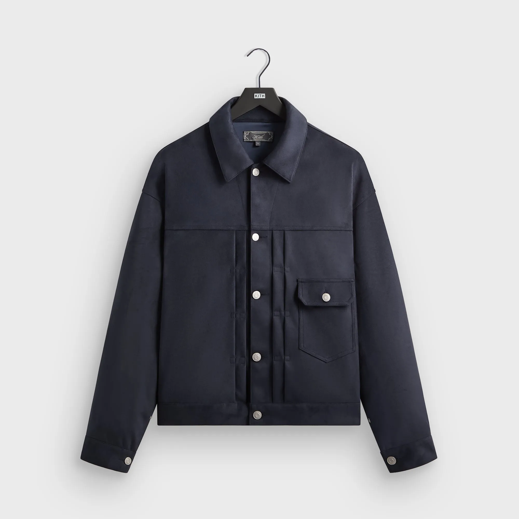 Kith Alonzo Microsuede Jacket - Nocturnal sold by Kith