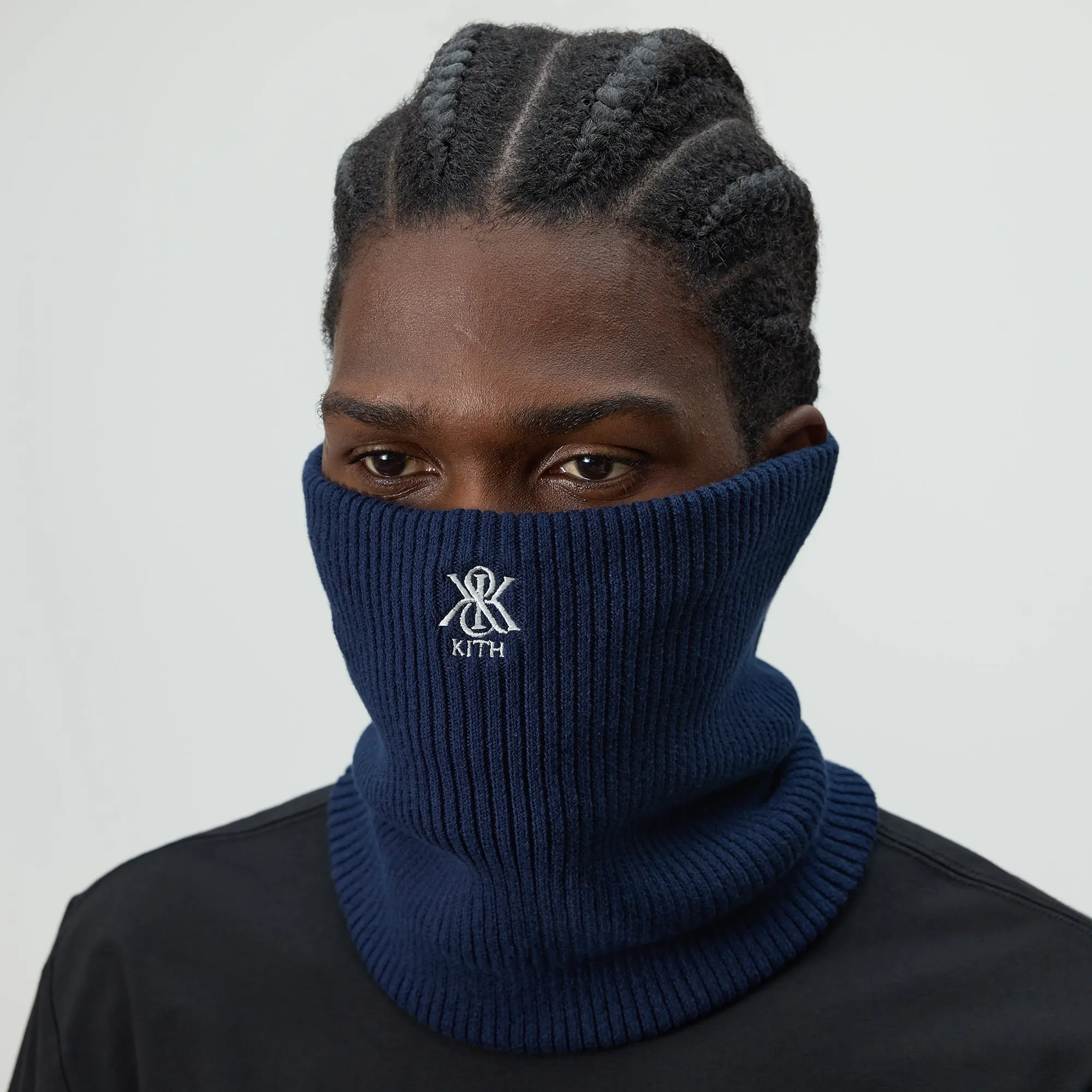 Kith Ribbed Neck Warmer - Nocturnal sold by Kith product image thumbnail 3