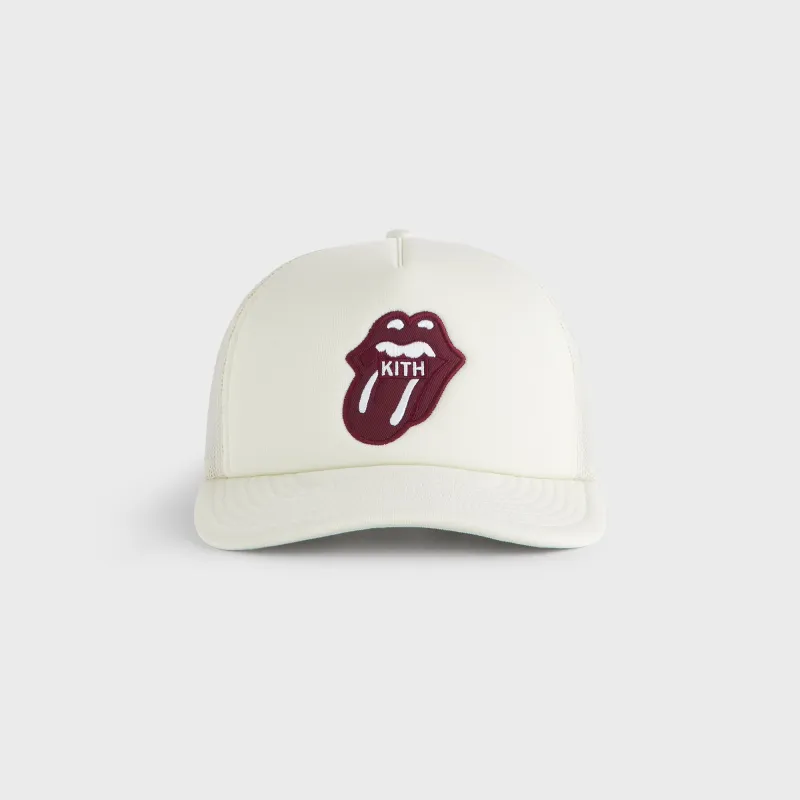 Kith for The Rolling Stones Nolan Trucker Hat - Muslin made by Kith