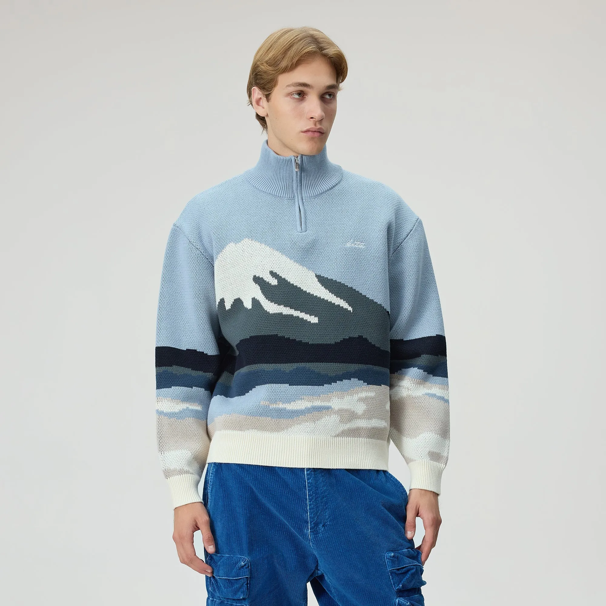 Kith Scenic Wyona Quarter Zip Sweater - Kindred sold by Kith product image thumbnail 2