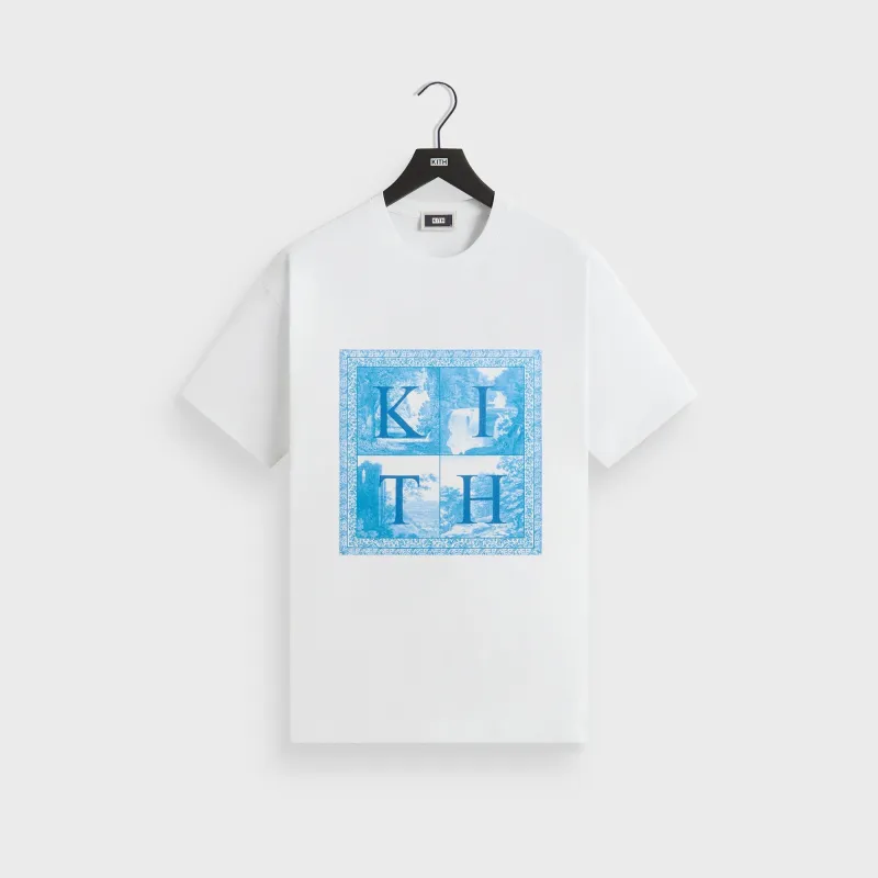 Kith Engraving Vintage Tee - White sold by Kith