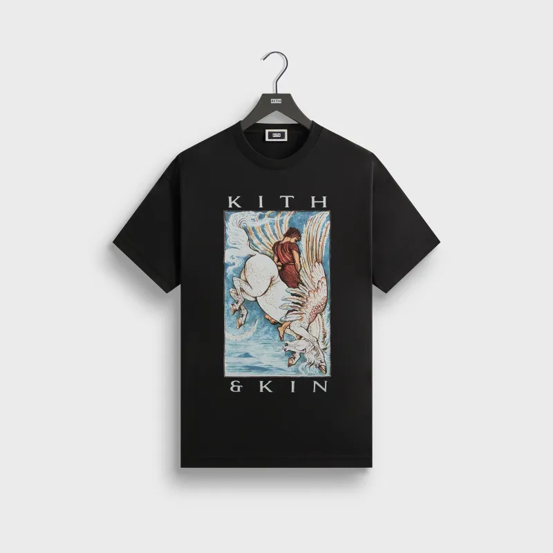 Kith & Kin Pegasus Tee  - Black sold by Kith