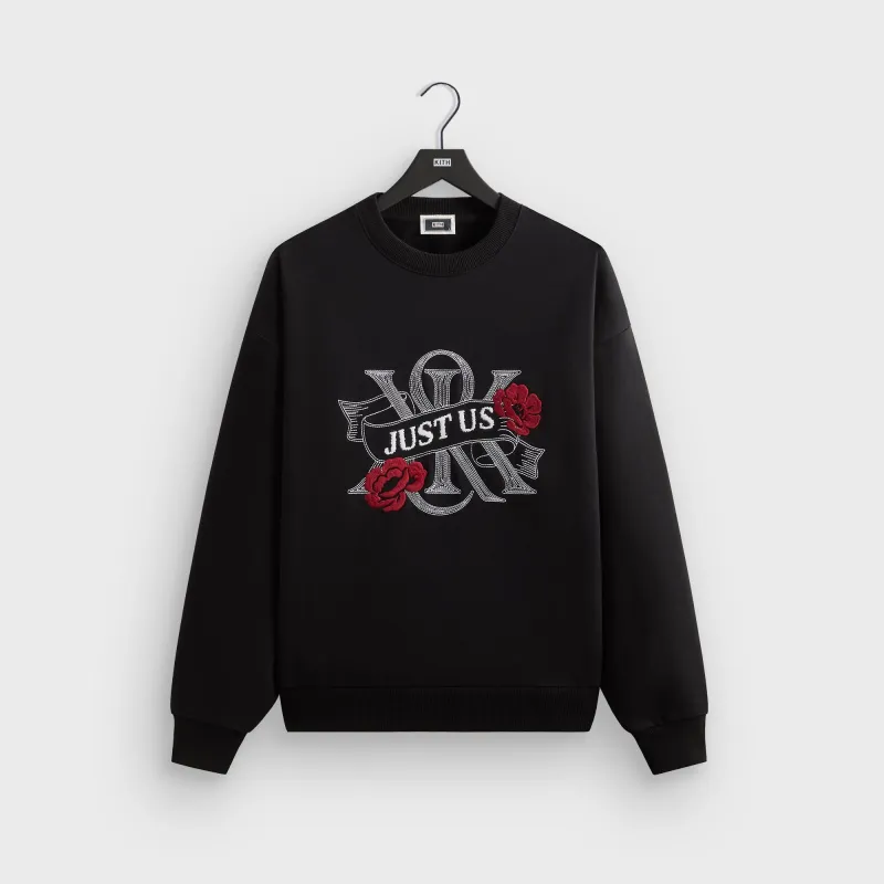 Kith Just Us Crewneck - Black sold by Kith