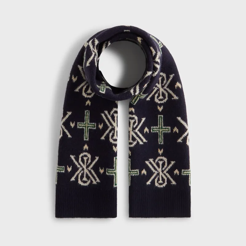 Kith Knitted Fairisle Scarf - Nocturnal sold by Kith