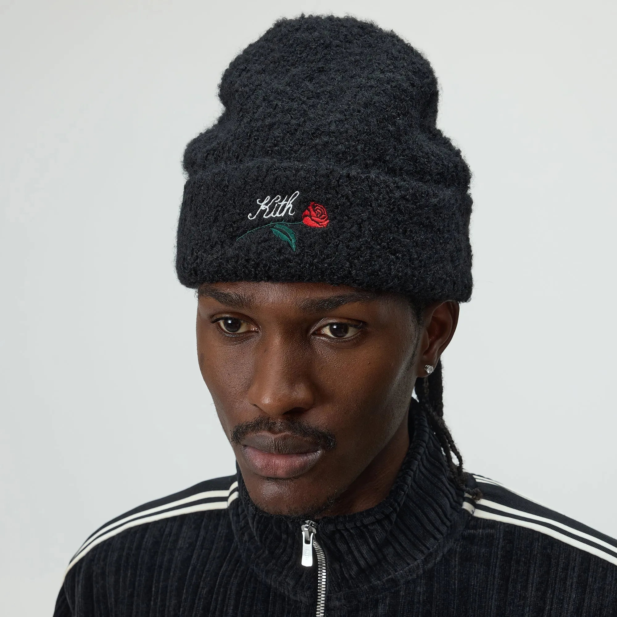 Kith Boucle Yarn Mia Beanie - Black sold by Kith product image thumbnail 2