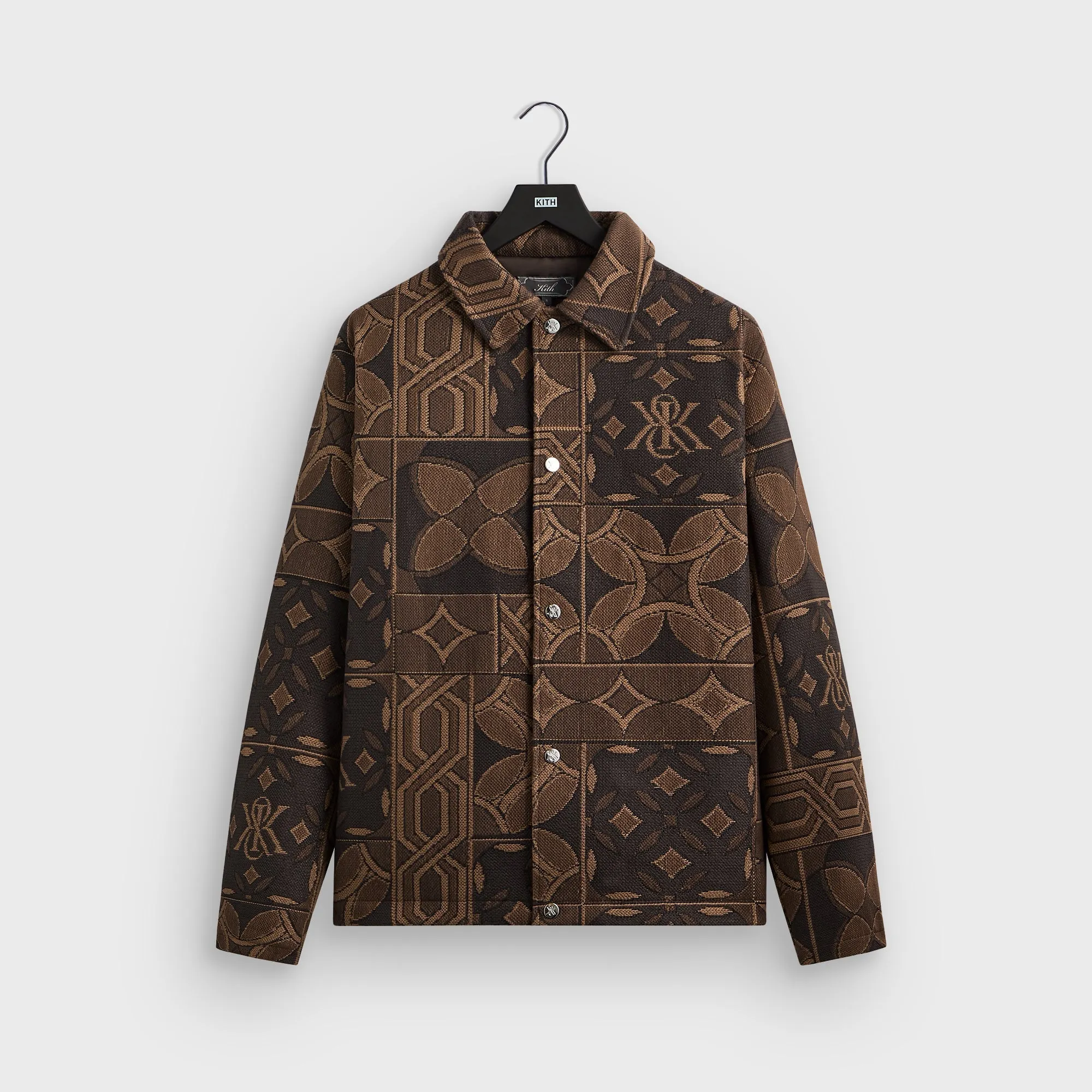 Kith Tile Jacquard Tapestry Coaches Jacket - Legacy sold by Kith