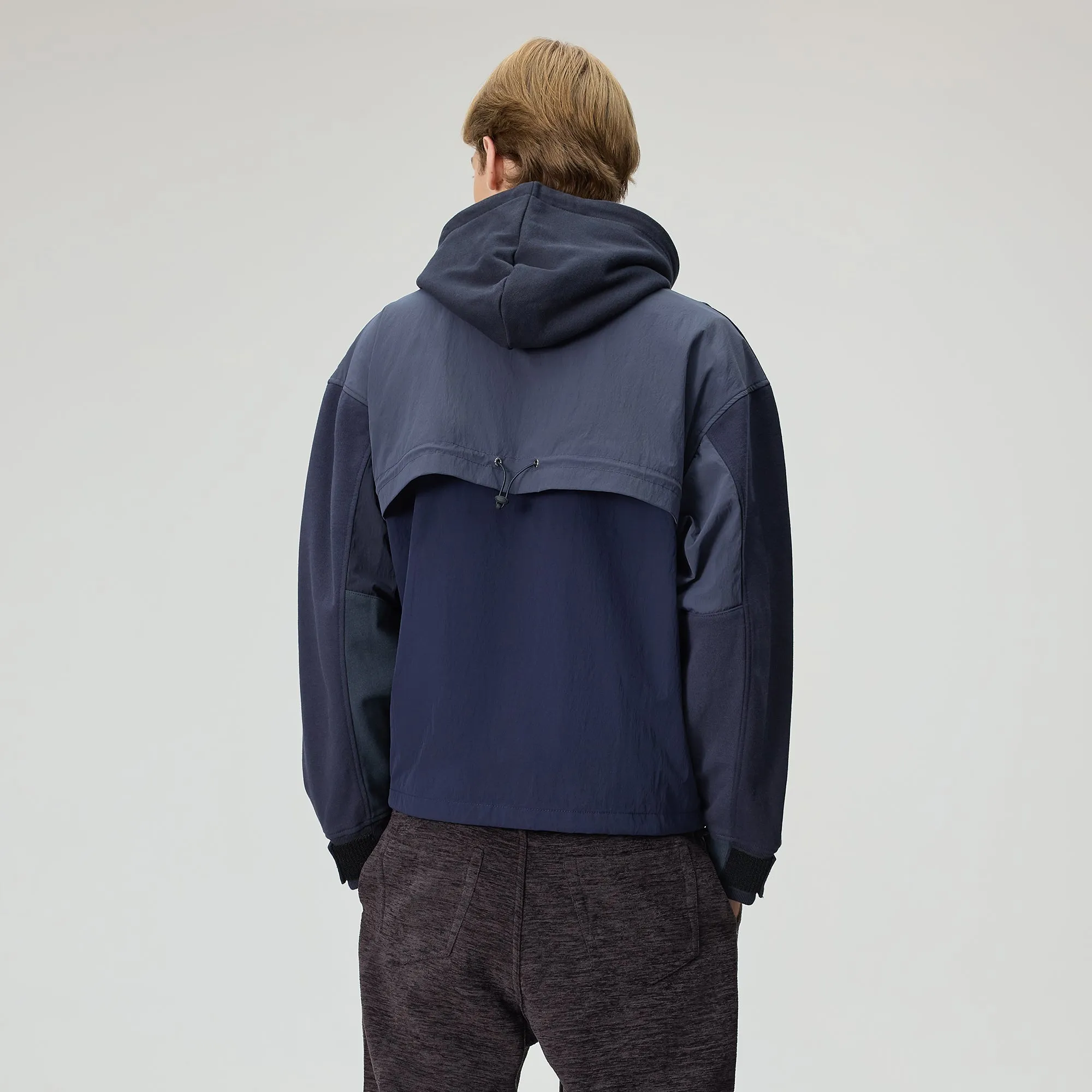 Kith Nylon Combo Nelson Hoodie - Admiral sold by Kith product image thumbnail 3