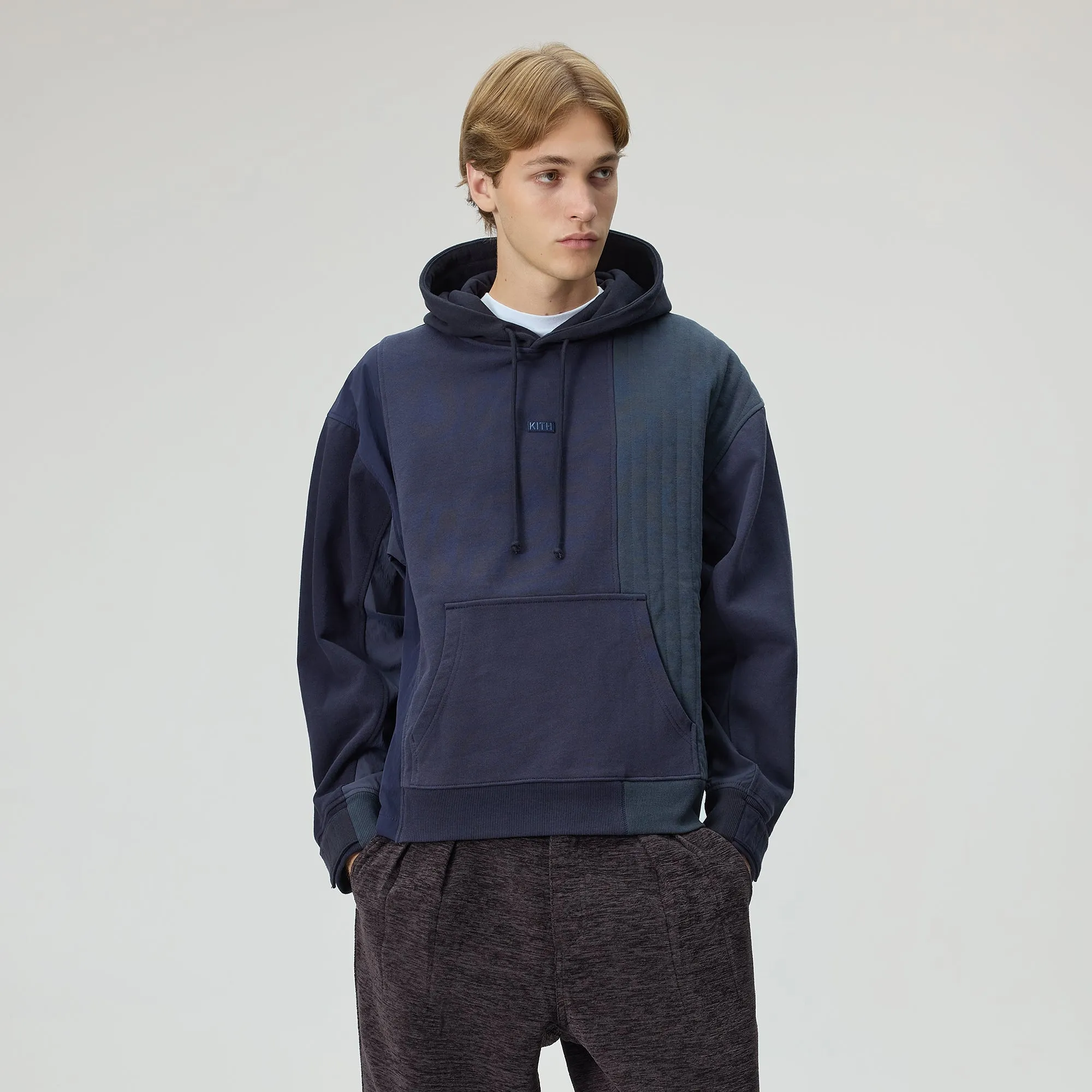Kith Nylon Combo Nelson Hoodie - Admiral sold by Kith product image thumbnail 2