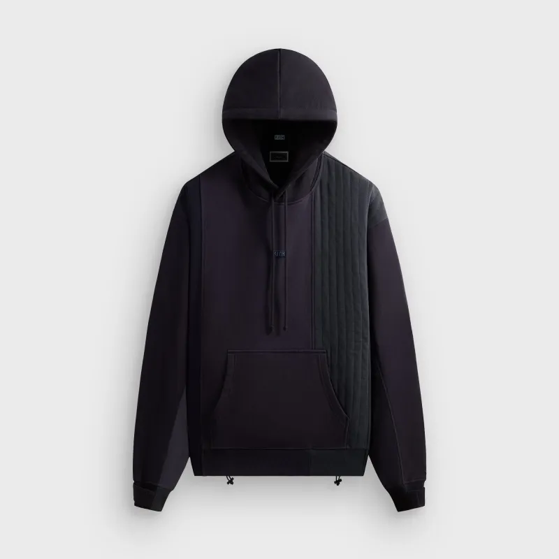 Kith Nylon Combo Nelson Hoodie - Admiral sold by Kith