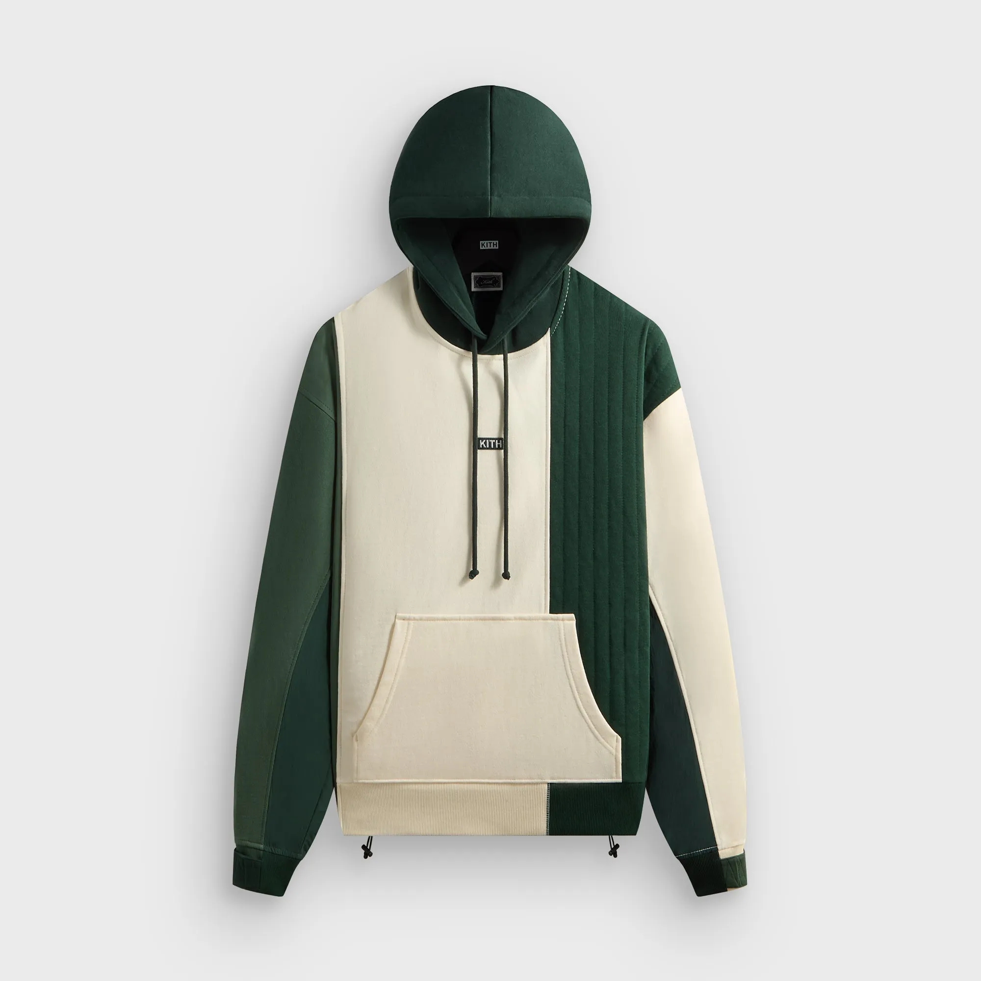 Kith Nylon Combo Nelson Hoodie - Stadium sold by Kith
