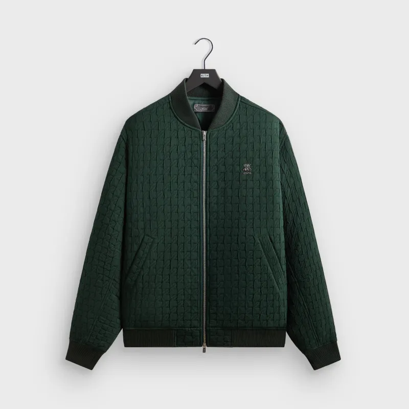 Kith Check Quilt Avery Bomber Jacket - Stadium sold by Kith